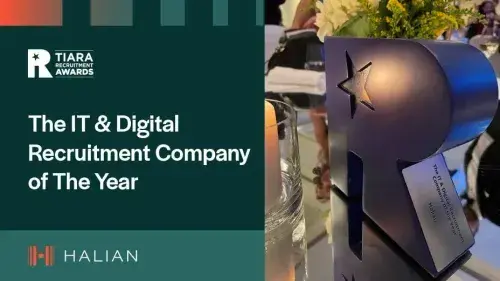 Halian wins the IT & Digital Recruitment Company of the Year